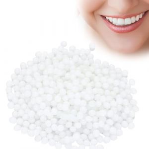 AYVRUOP 100g Granules de Réparation Des Dents,Fausse Dent Provisoire,ciment dentaire,Fausse Dents Moulables Temporaires,Perles de Réparation Dentaire Temporaire pour les Dents Cassées Manquantes (AYVRUOP, neuf)