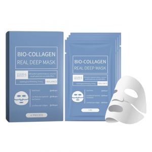Collagène bio collagène pour le visage - Film inversé volume pelable - Collagène bio - Films de collagène pur pour le visage - Ensemble de soins de la peau de grossesse (B, taille unique) (Fengmu Select, neuf)
