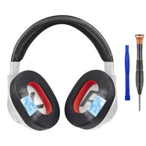 SOULWIT Coussinets Oreillettes à Gel rafraîchissant + Bandeau en Cuir de protéine, kit de Remplacement pour Plantronics BackBeat Pro 2 et Casques Voyager 8200 UC (SoloWIT Store, neuf)