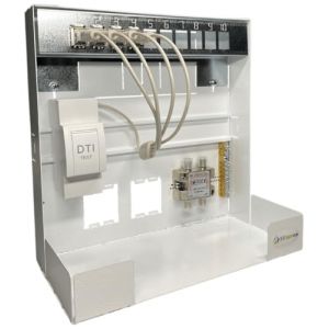 Coffret de Communication avec Support Box 8 RJ45 Grade 3TV + DTI (Xeilom, neuf)