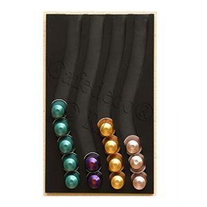 Cafedeco distributeur porte capsules compatible nespresso 4BK capacit&eacute; 40 capsules, dosettes 33x21x1cm (Cafedeco, neuf)