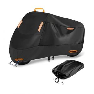 BPQYSBLD Housses de Moto pour GL1800 Goldwing Goldwing GL1800 GL 1800 2002-2022 2023 2024 Bache Moto Pluie Anti-Poussi&egrave;re B&acirc;che Pare-Soleil Exterieur Protection Accessoires,Orangestyle (玉迪迪, neuf)