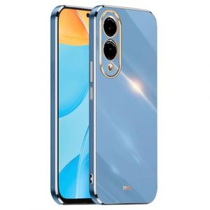 HONLEN Coque pour Samsung Galaxy S25 Edge (6.7" inches), Étui en TPU Souple en Silicone, Design de Cadre de Galvanoplastie - Bleu Marine (HONLEN, neuf)