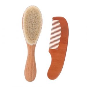 RORPOIR Peigne Bois Soins Capillaires Cadeau Naissance Laine Douce Massant Chevelu (Hidden Incense, neuf)