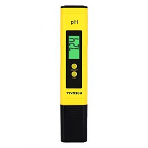 VIVOSUN pH Mètre Numérique, Testeur pH Mètre de Type Stylo Haute Précision 0,01 pH pour Culture Hydroponique, PH Mètre Numérique Boisson Domestique, Piscine et L'aquarium, Certifié UL (VIVOSUN EU, neuf)