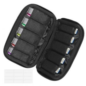 Etui de Rangement pour Clé USB, Sac de Rangement pour Clé USB avec 10 Emplacements per Memory Stick/Memoria, adatto per i viaggi, l'ufficio e la CASA (CHOUXIAOYA, neuf)