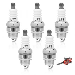 5 Pi&egrave;ces Bougie D&rsquo;Allumage L7T Universelle, Remplacement Compatible Avec NGK BPMR7A, B6HS, B4-LM Et Compatible Avec Bosch WSR6F, WSR5F, Pour Tondeuse, Tron&ccedil;onneuse, D&eacute;broussailleuse Et Moteurs 2 Temps (HongHuaDaHui, neuf)