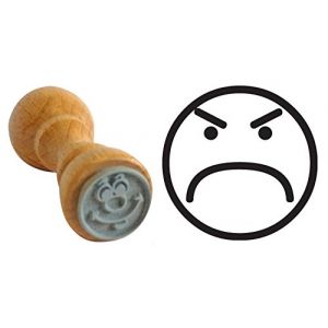 Tampon smiley ref.55 pour enseignants (ESTAMPILLE DIRECTE, neuf)