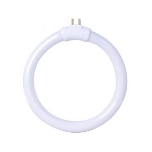 Qihuyi Ampoules Rondes | 8000h 11W T4 Blanc Circline Fluorescent LED Remplacement | Ampoules Rondes à luminosité réglable, Remplacement d'ampoule en Verre pour Applique Murale (atrained, neuf)