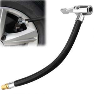 JoyEcho Tuyau de Gonflage des Pneus，20cm Gonfleur Pneu d'extension Pompe Voiture Tuyau d'extension de Gonfleur de Pneu pour Voiture Moto V&eacute;lo (YanRongGuan, neuf)