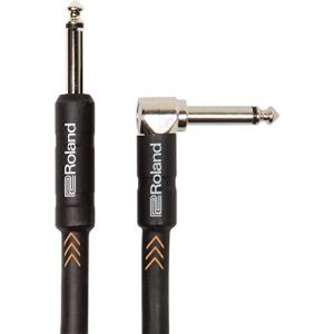 ROLAND Black Series Câble d'instrument coudé/droit jack 1/4" 6,1 m (MIDI Centrum Muzyczne, neuf)