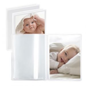 Vienrose Petit Album Photo 13x18, 3 Livres Photos B&eacute;b&eacute; 52 Pochettes, Couverture Personnalisable, Transparent (Vienrose EU, neuf)