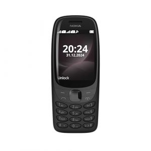 Nokia 6310 2024 noir, t&eacute;l&eacute;phone portable 2G, double sim, design iconique, &eacute;cran 2,8", cam&eacute;ra VGA, batterie longue dur&eacute;e, m&eacute;moire extensible, Bluetooth 5.0, radio FM sans fil (GRANDIN GROUP, neuf)