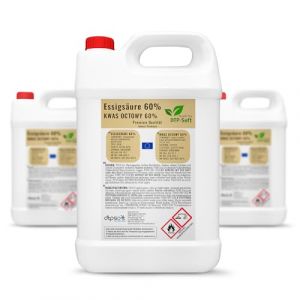 3 x 5 l d'acide acétique 60 % d'essence de vinaigre de qualité supérieure (15 l) (Posh Sp. z o.o., neuf)