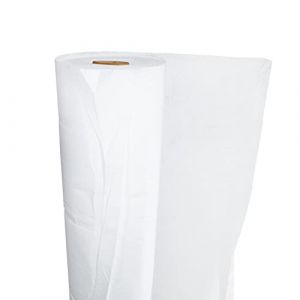 Greenerba &ndash; 50m&sup2; Feutre Geotextile 150g/m2 Classe 4 &ndash; Toile Drainage Piscine/Terrasse/Jardin/Bassin &ndash; Tissu Filtrant Mauvaise Herbe &ndash; UV Stabilis&eacute;s &ndash; Gravier/Gazon Synth&eacute;tique Exterieur (KOPROTECT, neuf)