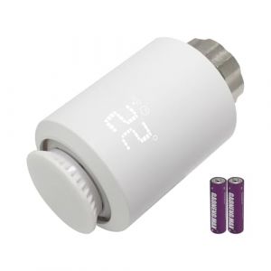 KETOTEK Tête Thermostatique Radiateur Zigbee, Vanne Thermostatique Connectée Programmable, Thermostat Radiateur Compatible avec Alexa, Smart Life APP Contrôle, Tuya Zigbee Gateway Requis (KETOTEK Store, neuf)