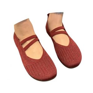 Ballerines Femme Petit Talon, Confort Chic Et Elegant Ete Escarpins Bleu Marine, Mocassin Plates Compensées Pas Cher, Pantoufle Fermé Chaussures Compensées Élégant (ChaoWenMao, neuf)