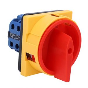 S&eacute;lecteur de Commutateur de Commutation &agrave; Came Rotative Disjoncteur 20A 440V Pushb 240V Disjoncteur &eacute;lectrique Style Cadenas Cadenassable pour Circuit &eacute;lectrique &agrave; Changement (Yokuna eu, neuf)