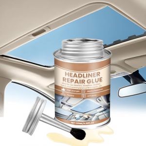 Colle Ciel de Toit, Colle Tissu Voiture, colle Ciel de Toit Voiture Sans Demontage, colles ciel de toit voiture Adapt&eacute; Aux toits, Int&eacute;rieurs et Si&egrave;Ges de voiture, Durcissement Rapide, 125ml (LINMIAN-OU, neuf)