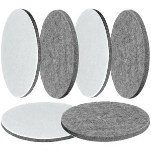 6 Feutre de polissage 150 mm disque de polissage pour ponceuse excentrique tampon de polissage feutre verre tampons de polissage de voiture 150 mm tampon de feutre Velcro (LongZYU, neuf)