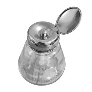 TEHAUX Flacon de Dissolvant pour Vernis &agrave; Ongles 150 Ml Forme Goutte D&rsquo;Eau Bouteille de Pompage Portable en Plastique Solide Distributeur Pr&eacute;cis pour Soin des Ongles et Nail Art (Leif Gao, neuf)