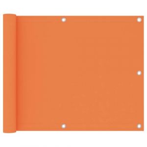 vidaXL Ecran de Balcon Brise-Vue Brise-Vent de Jardin Ecran de Protection Ecran d'Intimit&eacute; Confidentialit&eacute; Ext&eacute;rieur Orange 75x300 cm Tissu Oxford (vidaXL FR, neuf)