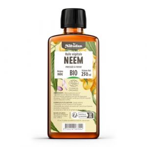 Huile de Neem BIO 250 ml - Cosmos Organic - Natureen | Plan&egrave;te au Naturel - 100% Pure et Naturelle - Visage, Corps, Cuir chevelu (123PLANTES, neuf)