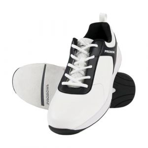 EMAX Chaussures de bowling Pro Bowl Amuza pour homme Blanc Noir Chaussures de bowling pour adultes, blanc/noir, 45.5 EU (Emax Bowling Service, neuf)
