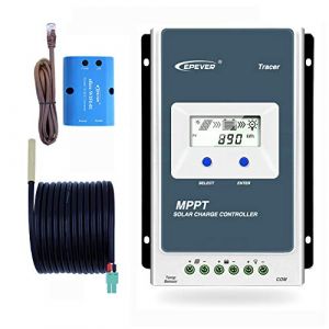 Contrôleur de charge solaire Qaurora MPPT Tracer A Series 10A / 20A / 30A / 40A avec 12V / 24V DC Identification automatique de la tension du système(30A+Wifi+RTS) (vFound-EU, neuf)