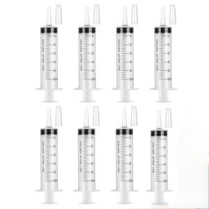 8 Pi&egrave;ces Seringue 60ml,Grosse Seringue,Seringue Plastique,Pour Laboratoire,Mesure de Liquide (Yvonne  Sophie, neuf)