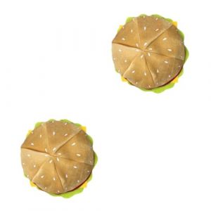 SOIMISS 2pièces Chapeau Amusant Forme De Hamburger Pour Halloween Pâques Cosplay Et Fêtes Accessoire Photo Original Et Confortable (Star-wish, neuf)