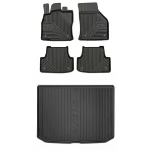 MOTOS Kit de tapis de voiture et de tapis de coffre en caoutchouc pour Audi A3 Sportback 8V 2013-2020 Améliorez votre confort de voyage avec tapis antidérapant voiture 3D- Tapis de sol voiture tous te (MOTOS EU, neuf)