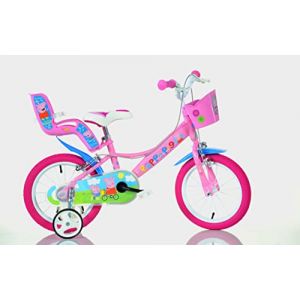 Dino Bikes pour Peppa Pig V&eacute;lo fille 14 pouces (ricambi europa, neuf)