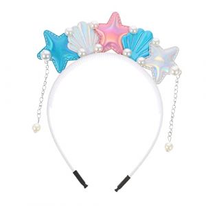 DRESSOOS Bandeau Élégant En Forme D'étoile De Mer Léger Accessoire Pour Cheveux Sur Le Thème De L'océan Pour Les Fêtes Et Les (Mingsyue, neuf)