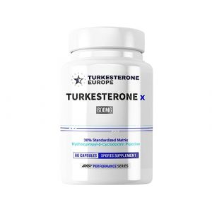 Turkesterone X 30% Complexe avec HydroPerine&trade; - 60 G&eacute;lules (600mg) - Turkesterone Europe&reg; (AthleteCore, neuf)