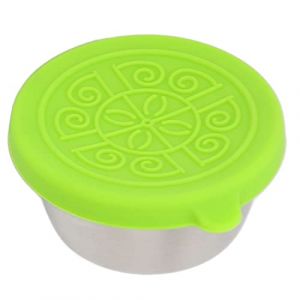 Fauitay R&eacute;cipient D'huile Essentielle D'acier Inoxydable, Tasse Portative de Vinaigrette de Condiment de 50 Ml avec le Couvercle, pour le Salon de beaut&eacute; de Pique-nique &agrave; la Maison (Couvercle vert) (Yangshuo West Street, neuf)