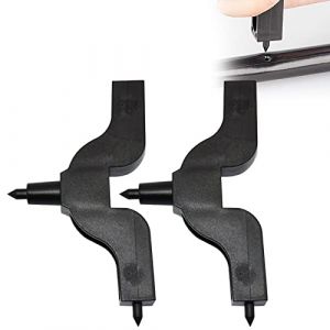 Rakiuty Tuyau Arrosage Perfor&eacute;, Perforation de Tuyau, Outil de Perforation de Trou de Tube D'irrigation Goutte &agrave; Goutte, Mini Poin&ccedil;on Tuyau d'eau Poin&ccedil;on Tube T&ecirc;te De Taureau, 2 Pi&egrave;ces (Deppr, neuf)