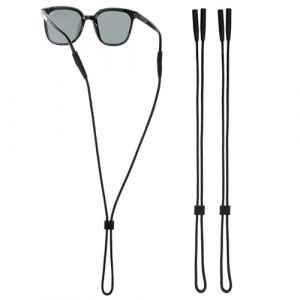 oruola Lot de 2 cordon lunettes sport,cordon lunettes femme,Adjustable Cordons &agrave; Lunette,sangle de cordons lunette enfant pour le surf,voilier,natation (Perchone, neuf)