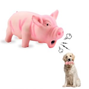 Cyrank Jouet Couineur pour Chien, Cochon Rose en Latex avec Couineur Jouet en Caoutchouc Cochon Amusant Jouets en Latex pour Animaux De Compagnie Jouets À Mâcher pour Chiot Petit Chien (Rose) (Chophin-EU, neuf)