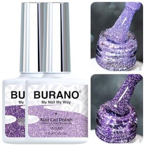 BURANO Vernis &agrave; Ongles Gel Semi Permanent, UV LED Gel brillant &eacute;t&eacute; color&eacute; Semi-permanent for Manucure & P&eacute;dicure 7.3ml S9 S14 (BURANO Direct, neuf)