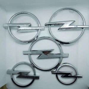 GWWXM Embl&egrave;mes Logo Voiture pour Opel Corsa F 2023 2024,Avant Capot Autocollant Stickers Insigne Badge Decal Voiture 3D M&eacute;tal Tuning Rechange Accessoires, self-adhesive-12.8cm (CHUZHIXIN, neuf)