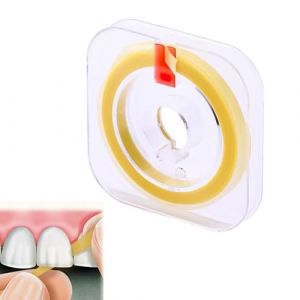 1 Rouleau Papier Abrasif Dentaire,20um Bandes de Polissage Dentaire,Polierstreifen Zahnzwischenräume,Bande Blanchiment Dentaire Pour Pour Nettoyage Les Dents Soins Bucco-Dentaires,Aide À Éliminer/Café (UP LII, neuf)