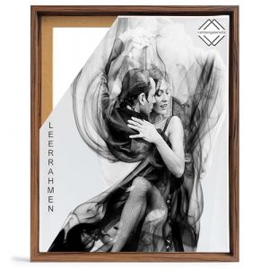 Cadre photo vide pour toile, photos sur châssis, format 70 x 100 cm, aspect bois noyer (Rahmengalerie24, Alle Preise inkl. deutscher Ust., neuf)
