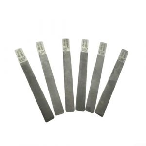 Lot de 6 limes &agrave; sillet de guitare, kit d'outils de r&eacute;paration professionnel en acier inoxydable pour couronner les frettes et l'entretien des instruments &agrave; cordes (&eacute;lectrique 10-46) (FeiXunMaoYi, neuf)