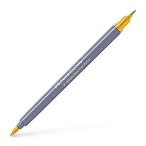 Faber-Castell Creative Studio Goldfaber Aqua Double marqueur Jaune Naples Marqueur unique pour art, artisanat, dessin, croquis, maison, &eacute;cole, universit&eacute;, coloriage (Miller Rock, neuf)