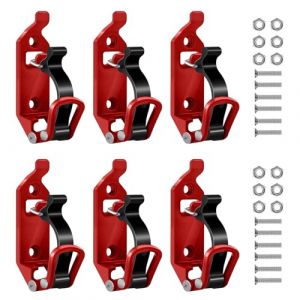 BONJUME Support De Pelle De Voiture, 6PCS Support De Pelle pour Galerie De Toit &eacute;tag&egrave;re Murale De Rangement Pelle De Toit Support en M&eacute;tal R&eacute;glable De Galerie De Toit pour Camions Outil De Bateau (occasiond, neuf)