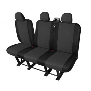 Accesorionline Housses de si&egrave;ge (enti&egrave;rement sur mesure) pour Trafic | Primastar | Vivaro | Mod&egrave;les 2001-2014 | 1-9 places | Sur mesure (rang&eacute;e arri&egrave;re (rehausseurs 1+2)) (Accesorionline, neuf)