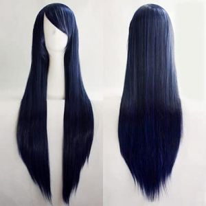 HBYLEE Perruque pour cosplay Umi Sonoda Ruka Jabami Yumeko 80 cm Noir Blanc Rouge Violet Rose 19 couleurs Perruque droite longue perruque synthétique Cosplay + bonnet de perruque n° 17 (弘玟商贸店, neuf)