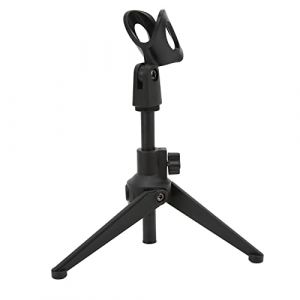 Acouto Support de Microphone Tr&eacute;pied de Bureau Support de Table Portable de Micro de Clamp/Holder de Micro adapt&eacute; pour Aller sur Un Pied de Microphone Tr&eacute;pied de BureauSupport de de TableSupport de (Moonyeu, neuf)