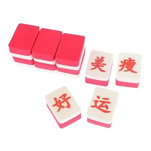 CRILSTYLEO 10pièces Éponge à Maquillage Mahjong Outils De Maquillage Filles Doux Et Confortables Utilisation Sèche Et Humide Pour Parfait Coffret Pratique Et Ludique (Yolena, neuf)